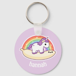 Llavero Cute banana unicornio