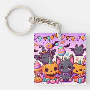 Llavero Cute bats halloween party