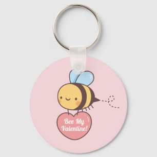 Llavero Cute Bee Mi San Valentín Juego de Palabras
