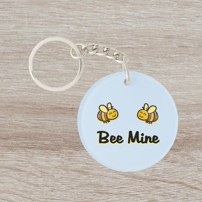 Llavero Cute Bee Mine Retro Bumble Abejas Color claro (Subido por el creador)
