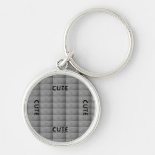 LLAVERO CUTE_ BLACK Y PROFUNDAMENTE GRIS KEYCHAIN