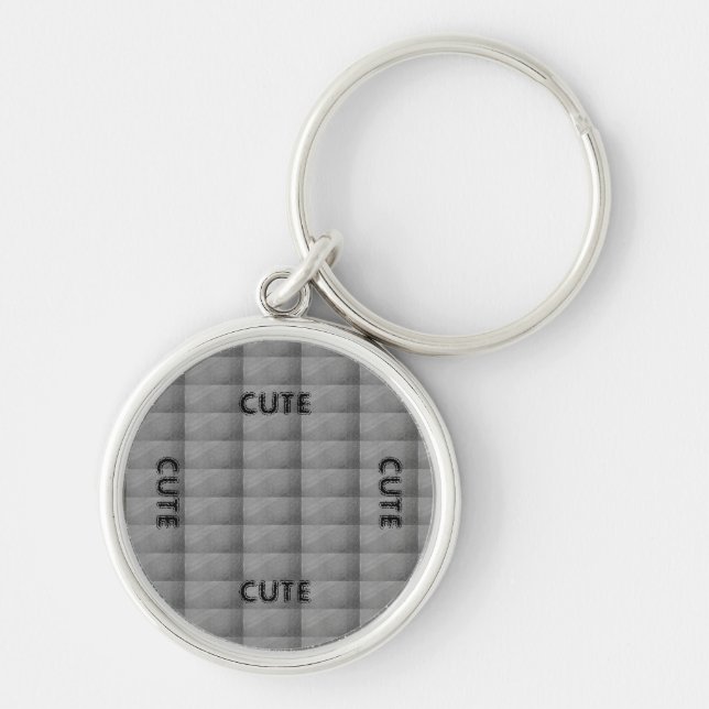 LLAVERO CUTE_ BLACK Y PROFUNDAMENTE GRIS KEYCHAIN (Frente)