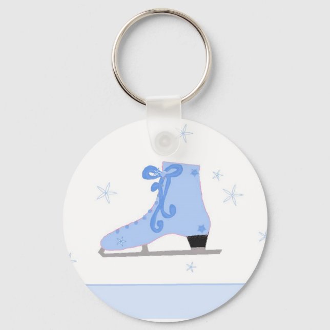 Llavero Cute Blue Ice Skate (Anverso)
