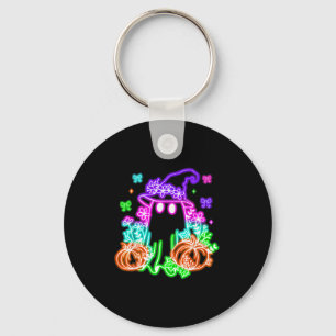 Llavero Cute Boo Halloween Fantasma Bruja Calabaza Moderno