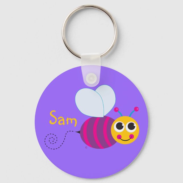 Llavero Cute Bumblebee (Anverso)
