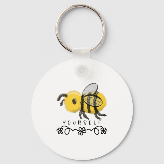 Llavero Cute Bumblebee Bee Yourself  (Anverso)