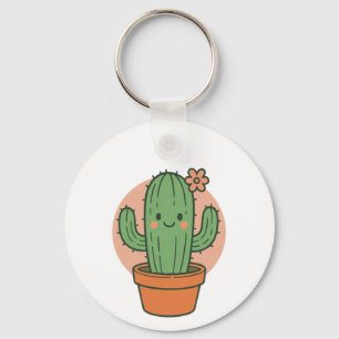 Llavero Cute Cactus Personalizado PNG Kawaii Plant Clipa