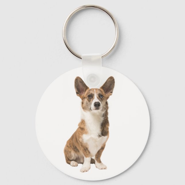 Llavero Cute Cardigan Welsh Corgi Puppy Perro (Anverso)