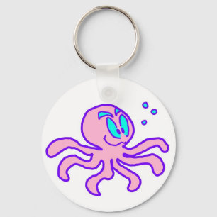 Llavero Cute Cartoon Octopus Aquatic Animal Funny