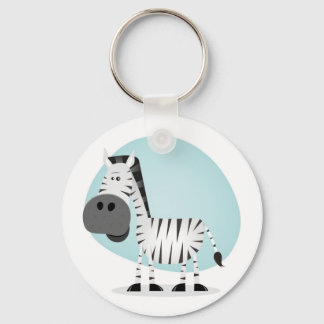 Llavero Cute Cartoon Zebra