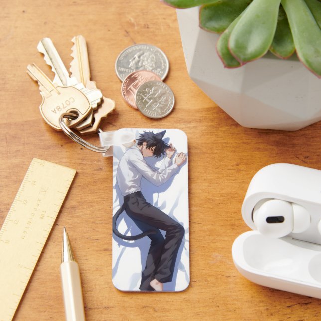 Llavero Cute Catboy Anime (Escritorio )