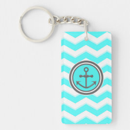 Llavero Cute Chevron Anchor Smile