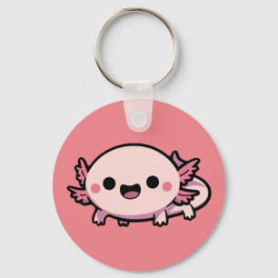 Llavero Cute Chibi Axolotl