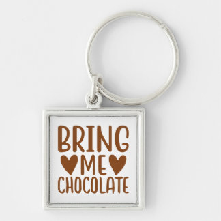 Llavero Cute Chocoholic Foodie Gift Candy Funny Chocolate 