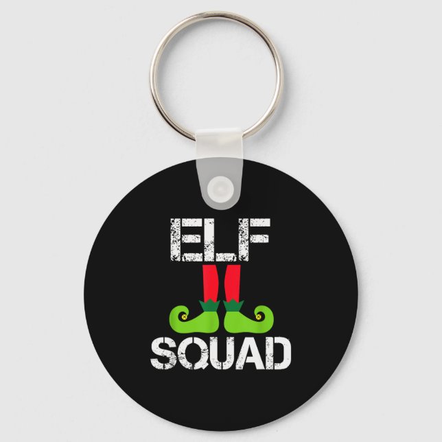 Llavero Cute Christmas Cheer Elf Squad Santa's Helper  (Anverso)