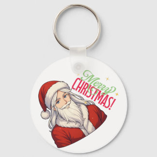 Llavero Cute Christmas Santa Keychain