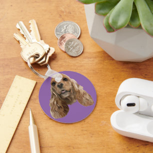 Llavero Cute Cocker Spaniel Dog