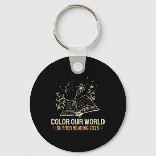 Llavero Cute Color Our World Summer Reading 2025 Book Love