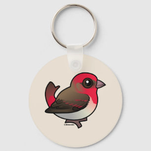 Llavero Cute Common Rosefinch