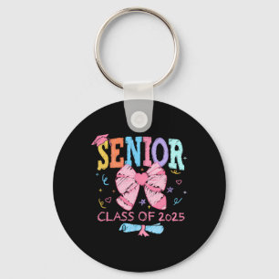 Llavero Cute Coquette Bow Senior 2025 Cl De Graduación 202