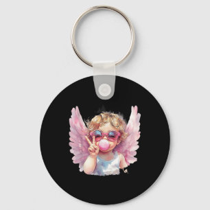 Llavero Cute Cupido Brillante De Burbuja Sombrillas San Va