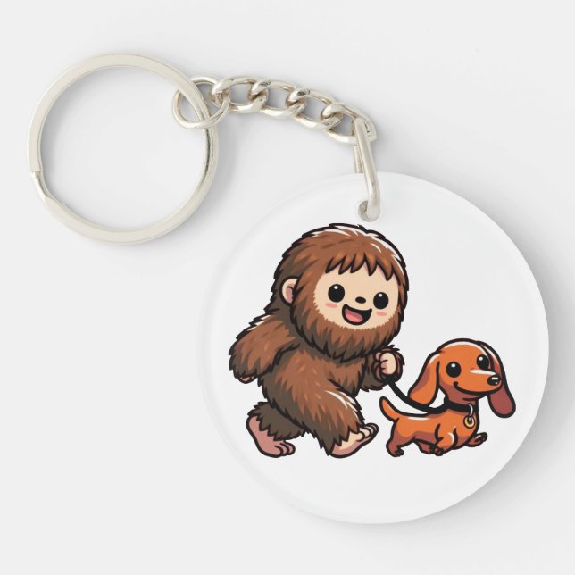 Llavero Cute Dachshund (Frente)