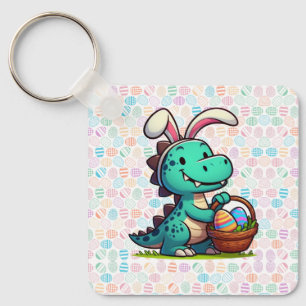 Llavero Cute, dinosaurio conejito de Pascua