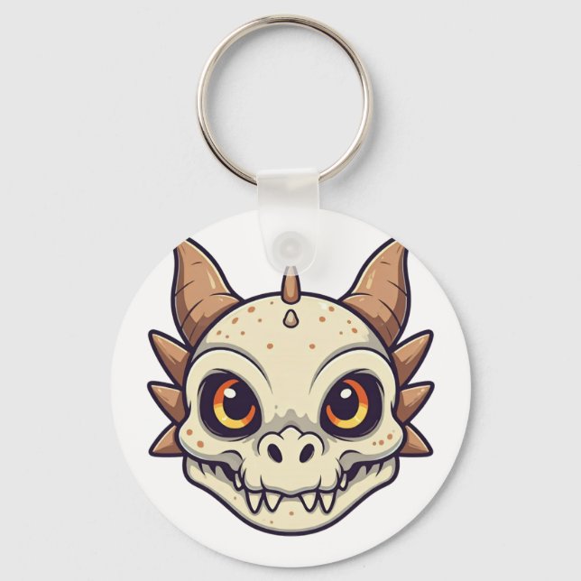 Llavero Cute Dragon Skull (Anverso)