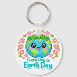 Llavero Cute Earth Day Keychain