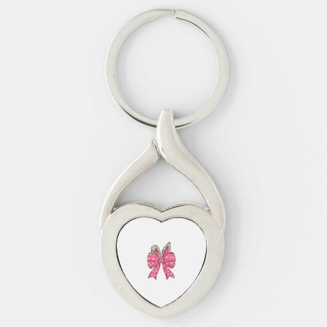Llavero Cute Easter Day Coquette Bow Bunny Rabbit Womens G (Anverso)