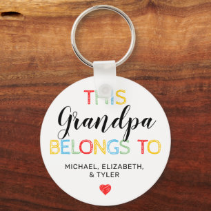Llavero Cute, este abuelo pertenece a Keychain