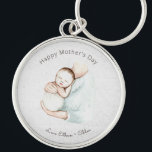 Llavero Cute feliz día de la madre, mantener la acuarela<br><div class="desc">Presentamos la nueva cadena de teclas Cute Happy Mother's Day Keepsake Watercolor - ultra-lindo y oh tan perfecto para compartir el amor maternal! Este hermoso diseño acuático pintado a mano presenta una dulce madre y un bebé de colores neutros pero impresionantes, el regalo perfecto para cualquier futura madre especial, este...</div>