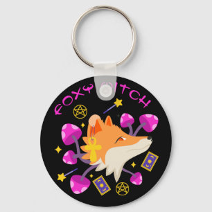 Llavero Cute Foxy Witch Magick Fox Witchcraft