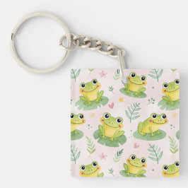 Llavero Cute frogs Pattern