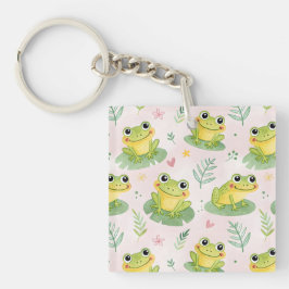 Llavero Cute frogs Pattern