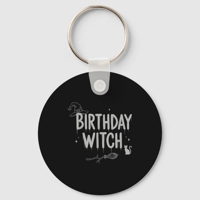 Llavero Cute Funny Witch Witchy Birthday Witches Happy Wom (Anverso)