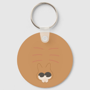 Llavero Cute gato silencioso - cadena de claves