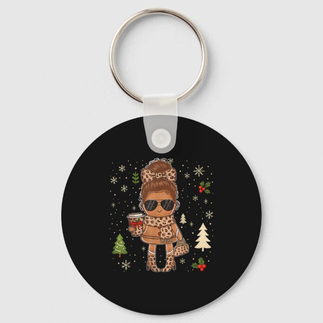 Llavero Cute Gingerbread Christmas Snow Xmas For Men Women (Anverso)