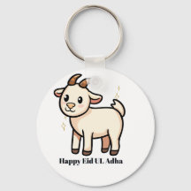 Llavero Cute Goat Happy Eid Ul Adha 2026