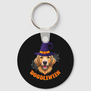 Llavero Cute Goldendoodle Halloween Spookee Golden Doodle 