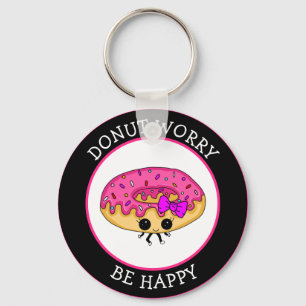 Llavero Cute gracioso estilo Kawaii Donut Puns