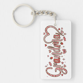 Llavero Cute Grandma Acrylic Keychain