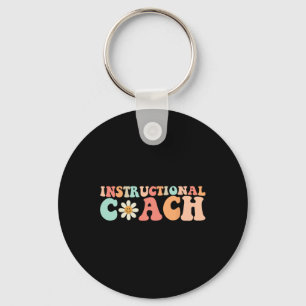 Llavero Cute Groovy Entrenador Instructivo Retro