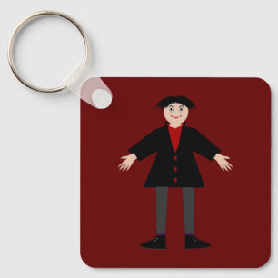Llavero Cute Halloween Personalizado de vampiros de doble