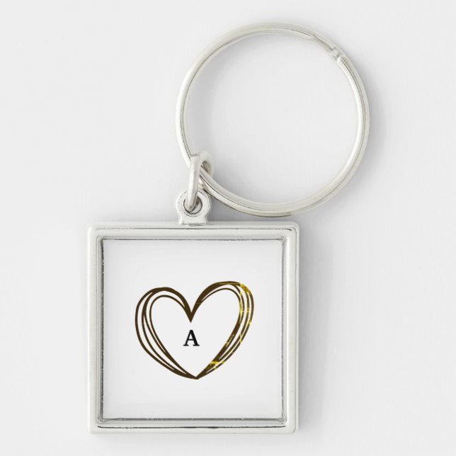 LLAVERO CUTE HEART NAME KEYCHAIN (Frente)
