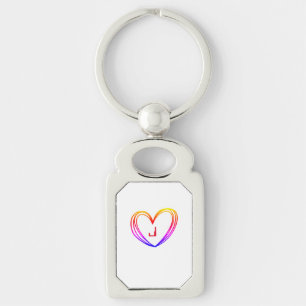 LLAVERO CUTE HEART NAME KEYCHAIN