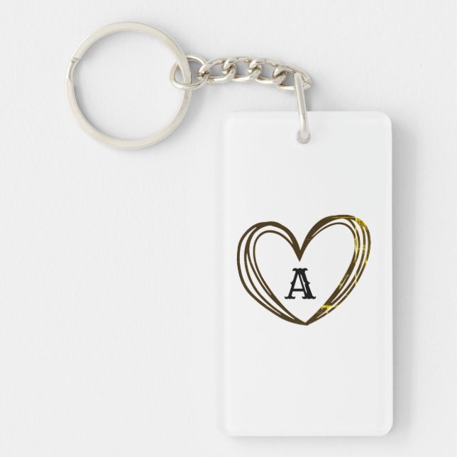 LLAVERO CUTE HEART NAME KEYCHAIN (Frente)