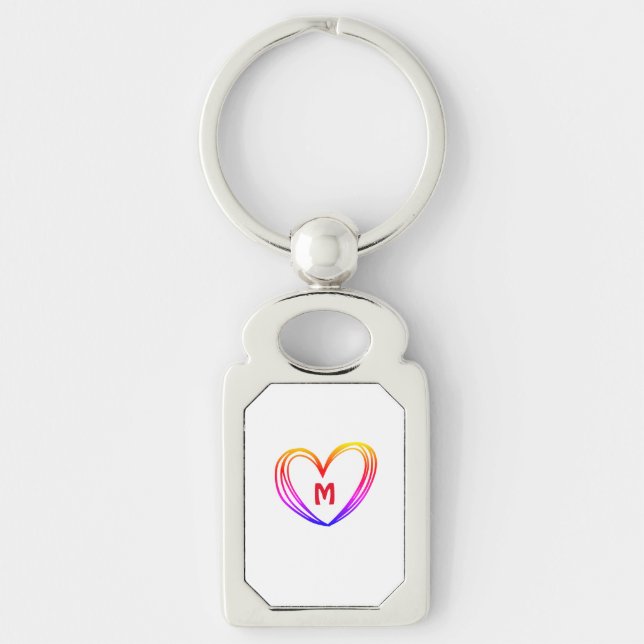 LLAVERO CUTE HEART NAME KEYCHAIN (Anverso)