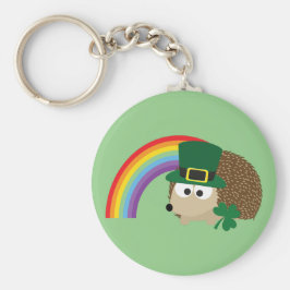 Llavero Cute Hedgehog Leprechaun