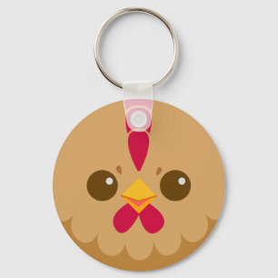 Llavero Cute Hen / Chicken Face